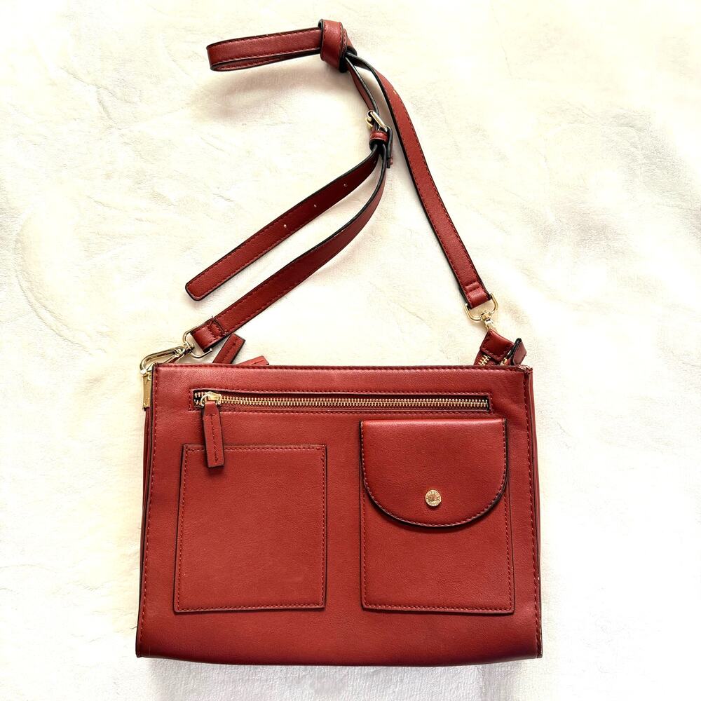Steve Madden Faux Leather Crossbody Bag Purse with Pockets